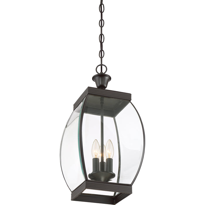 Myhouse Lighting Quoizel - OAS1509Z - Three Light Pendant - Oasis - Medici Bronze