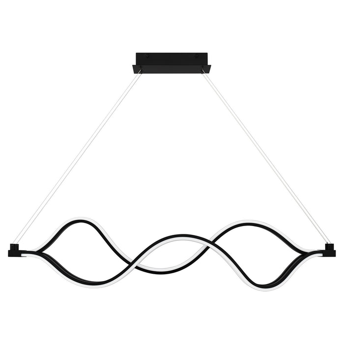 Myhouse Lighting Quoizel - PCBLR138MBK - LED Linear Chandelier - Bleecker - Matte Black