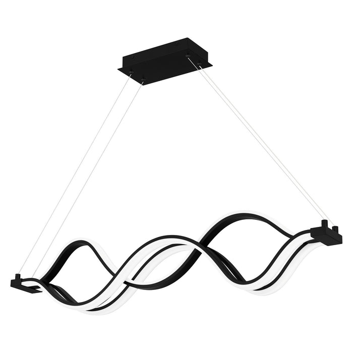 Myhouse Lighting Quoizel - PCBLR138MBK - LED Linear Chandelier - Bleecker - Matte Black