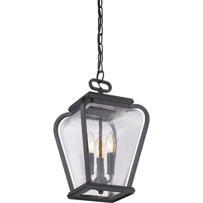 Myhouse Lighting Quoizel - PRV1509K - Three Light Pendant - Province - Mystic Black