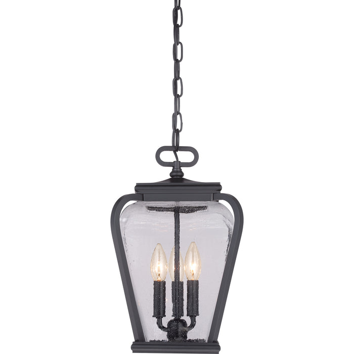 Myhouse Lighting Quoizel - PRV1509K - Three Light Pendant - Province - Mystic Black