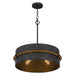 Myhouse Lighting Quoizel - QOP5336OK - Three Light Pendant - Lariat - Old Black Finish