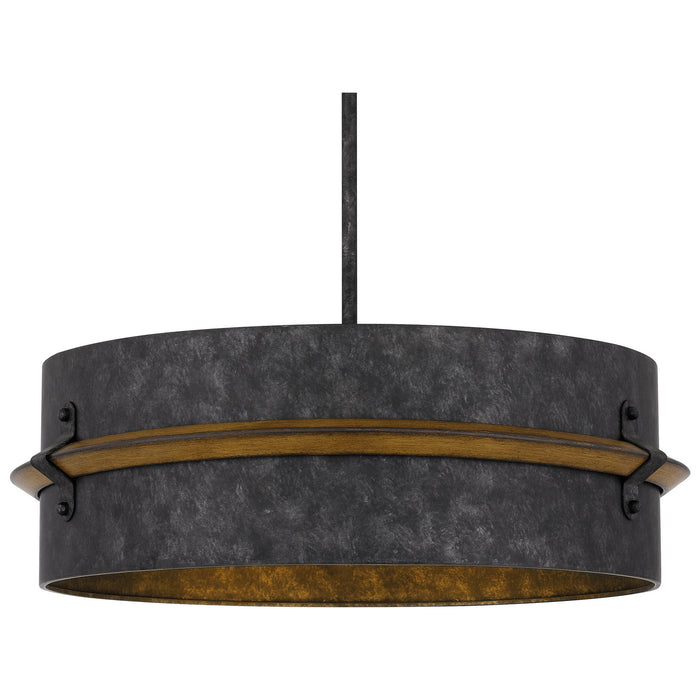 Myhouse Lighting Quoizel - QOP5336OK - Three Light Pendant - Lariat - Old Black Finish