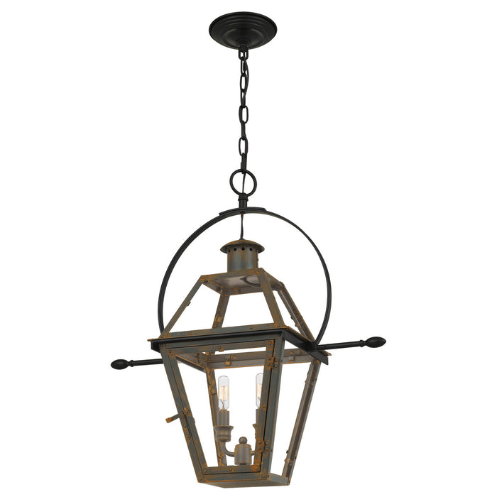 Myhouse Lighting Quoizel - RO2811IZ - Two Light Pendant - Rue De Royal - Industrial Bronze