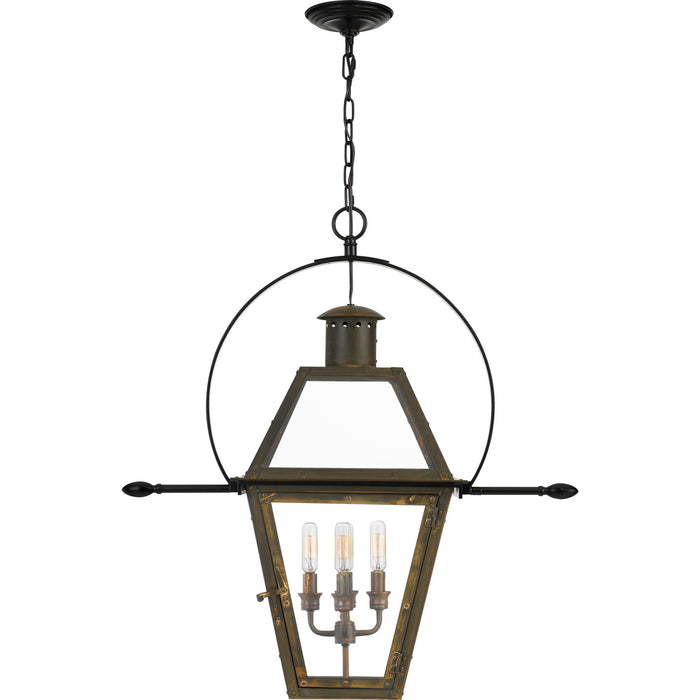 Myhouse Lighting Quoizel - RO2814IZ - Four Light Pendant - Rue De Royal - Industrial Bronze