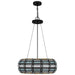 Myhouse Lighting Quoizel - TF5334MBK - Three Light Pendant - Shanghai - Matte Black