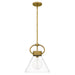 Myhouse Lighting Quoizel - WBS1512WS - One Light Mini Pendant - Webster - Weathered Brass