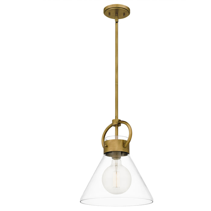 Myhouse Lighting Quoizel - WBS1512WS - One Light Mini Pendant - Webster - Weathered Brass