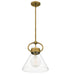 Myhouse Lighting Quoizel - WBS1512WS - One Light Mini Pendant - Webster - Weathered Brass