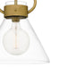 Myhouse Lighting Quoizel - WBS1712WS - One Light Semi Flush Mount - Webster - Weathered Brass