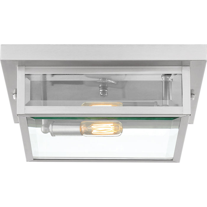 Myhouse Lighting Quoizel - WVR1312SS - Two Light Flush Mount - Westover - Stainless Steel