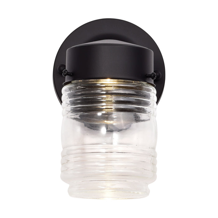 Myhouse Lighting Nuvo Lighting - 62-1573 - Mason Jar - Black