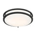 Myhouse Lighting Nuvo Lighting - 62-1736 - LED Flush Mount - Glamour - Matte Black