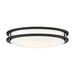 Myhouse Lighting Nuvo Lighting - 62-1737 - LED Flush Mount - Glamour - Matte Black