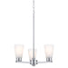 Myhouse Lighting Kichler - 52435NI - Three Light Chandelier - Stamos - Brushed Nickel