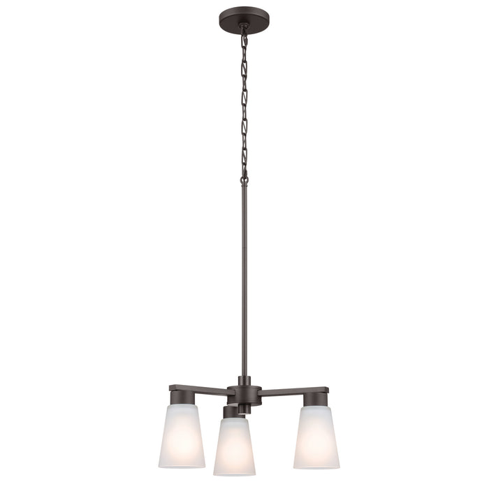 Myhouse Lighting Kichler - 52435OZ - Three Light Chandelier - Stamos - Olde Bronze