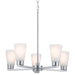 Myhouse Lighting Kichler - 52436NI - Five Light Chandelier - Stamos - Brushed Nickel