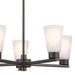 Myhouse Lighting Kichler - 52436OZ - Five Light Chandelier - Stamos - Olde Bronze