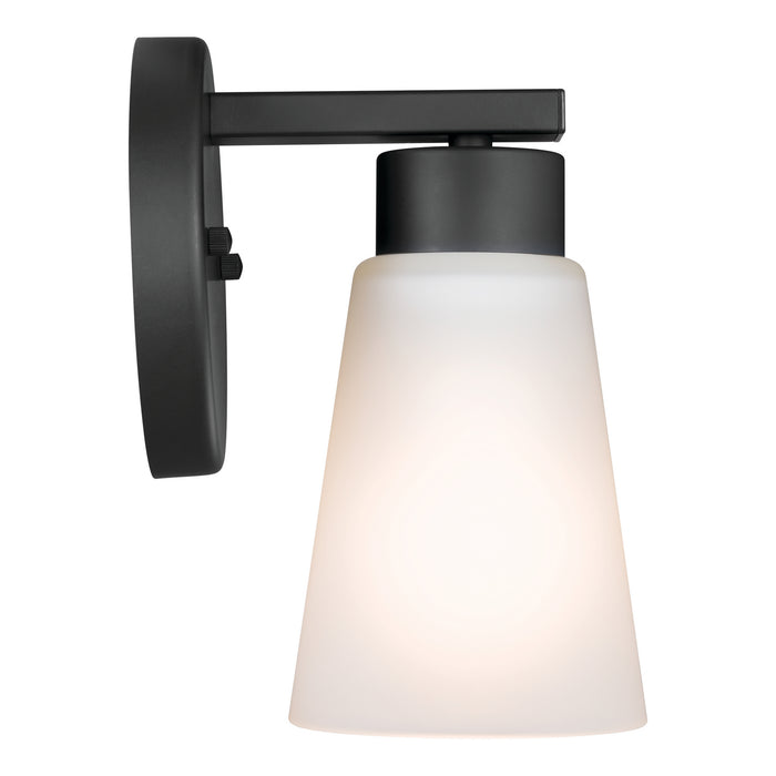 Myhouse Lighting Kichler - 52437BK - One Light Wall Sconce - Stamos - Black