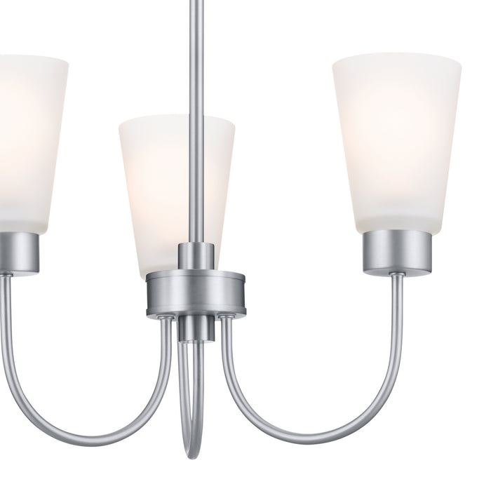 Myhouse Lighting Kichler - 52442NI - Three Light Chandelier - Erma - Brushed Nickel