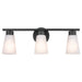 Myhouse Lighting Kichler - 55121BK - Three Light Bath - Stamos - Black