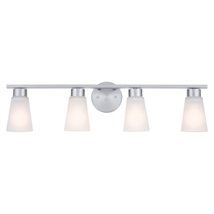 Myhouse Lighting Kichler - 55122NI - Four Light Bath - Stamos - Brushed Nickel