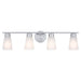 Myhouse Lighting Kichler - 55122NI - Four Light Bath - Stamos - Brushed Nickel