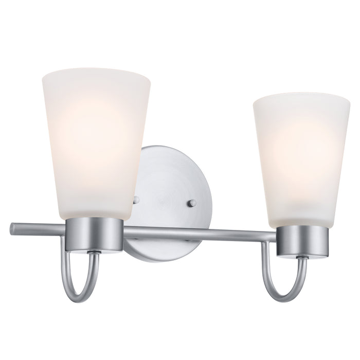 Myhouse Lighting Kichler - 55125NI - Two Light Bath - Erma - Brushed Nickel