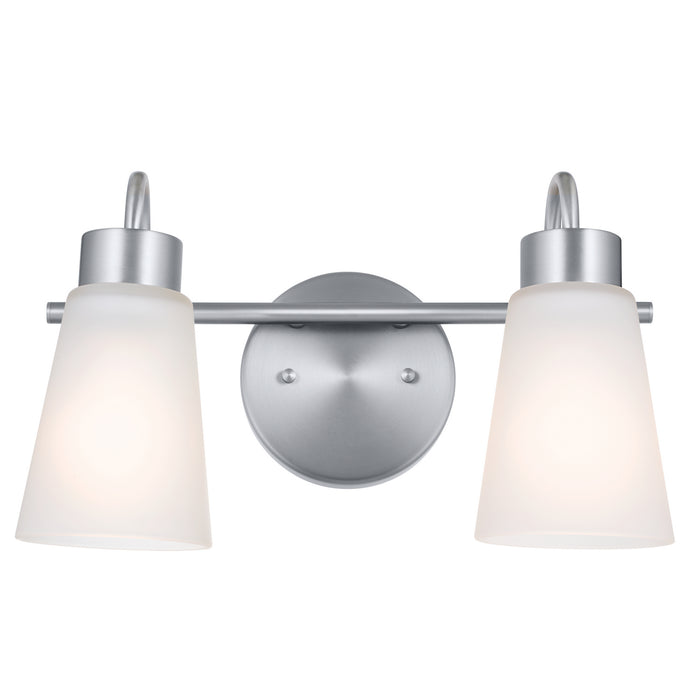 Myhouse Lighting Kichler - 55125NI - Two Light Bath - Erma - Brushed Nickel