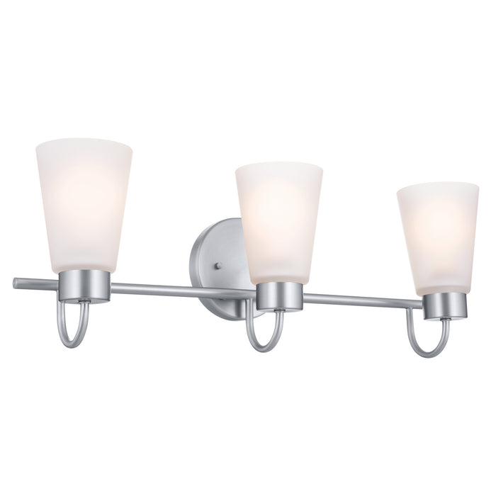 Myhouse Lighting Kichler - 55126NI - Three Light Bath - Erma - Brushed Nickel