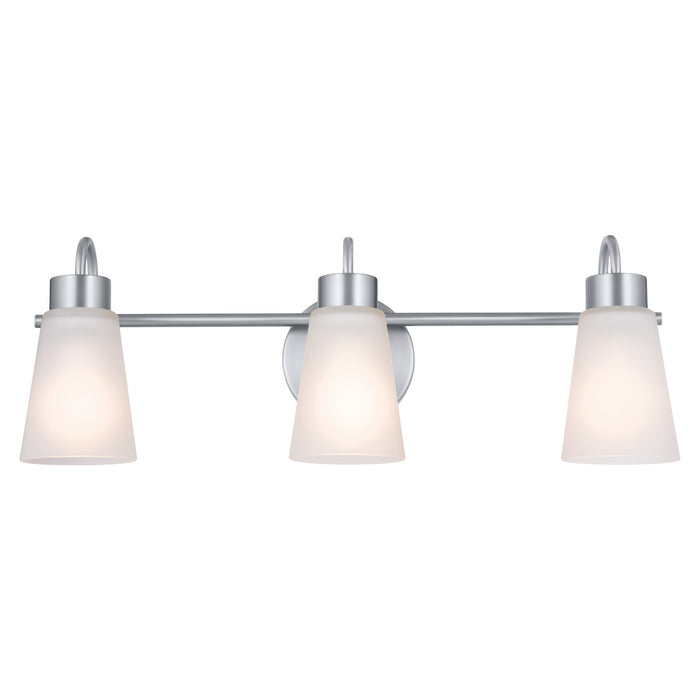 Myhouse Lighting Kichler - 55126NI - Three Light Bath - Erma - Brushed Nickel