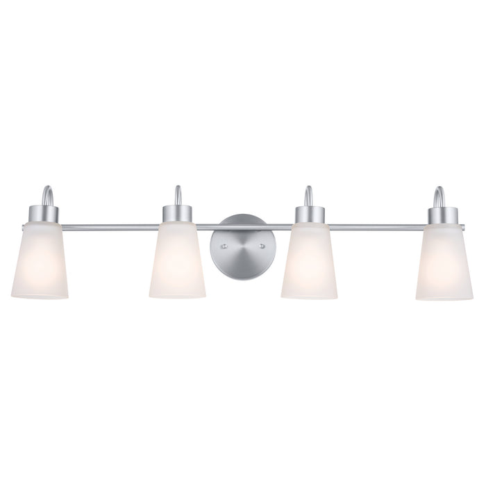 Myhouse Lighting Kichler - 55127NI - Four Light Bath - Erma - Brushed Nickel