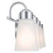 Myhouse Lighting Kichler - 55127NI - Four Light Bath - Erma - Brushed Nickel