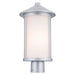 Myhouse Lighting Kichler - 59101BA - One Light Outdoor Post Lantern - Lombard - Brushed Aluminum