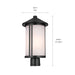 Myhouse Lighting Kichler - 59101BK - One Light Outdoor Post Lantern - Lombard - Black