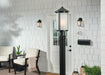 Myhouse Lighting Kichler - 59101BK - One Light Outdoor Post Lantern - Lombard - Black