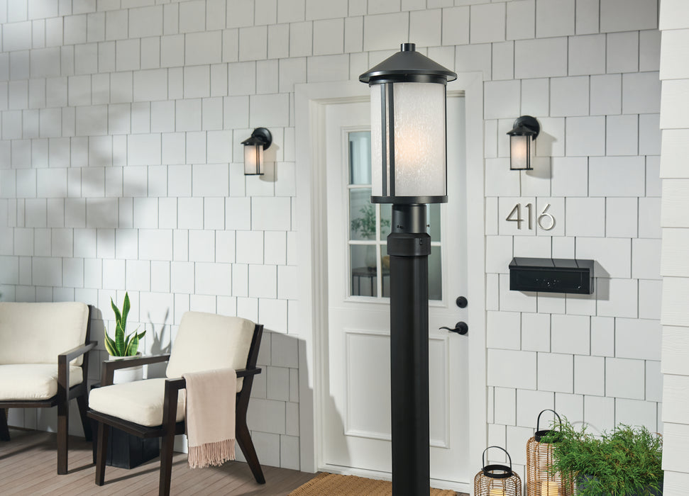 Myhouse Lighting Kichler - 59101BK - One Light Outdoor Post Lantern - Lombard - Black