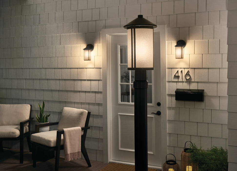 Myhouse Lighting Kichler - 59101BK - One Light Outdoor Post Lantern - Lombard - Black