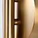 Myhouse Lighting Nuvo Lighting - 60-7392 - One Light Wall Sconce - Trilby - Matte White / Burnished Brass