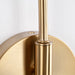 Myhouse Lighting Nuvo Lighting - 60-7393 - Two Light Wall Sconce - Trilby - Matte Black / Burnished Brass