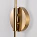 Myhouse Lighting Nuvo Lighting - 60-7393 - Two Light Wall Sconce - Trilby - Matte Black / Burnished Brass