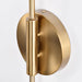 Myhouse Lighting Nuvo Lighting - 60-7393 - Two Light Wall Sconce - Trilby - Matte Black / Burnished Brass