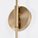 Myhouse Lighting Nuvo Lighting - 60-7394 - Two Light Wall Sconce - Trilby - Matte White / Burnished Brass