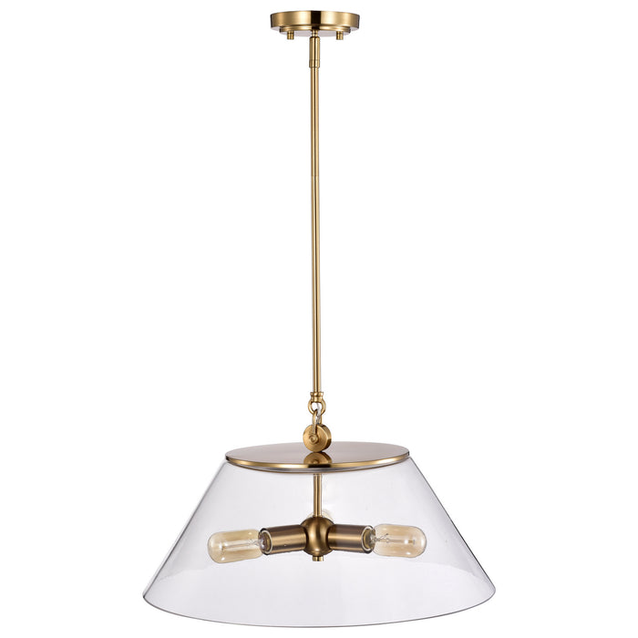 Myhouse Lighting Nuvo Lighting - 60-7416 - Three Light Pendant - Dover - Vintage Brass