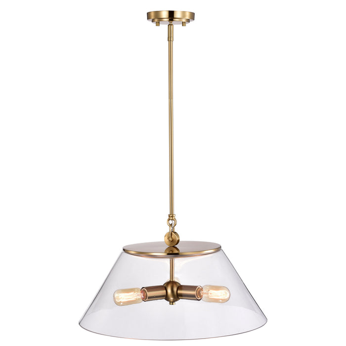 Myhouse Lighting Nuvo Lighting - 60-7416 - Three Light Pendant - Dover - Vintage Brass