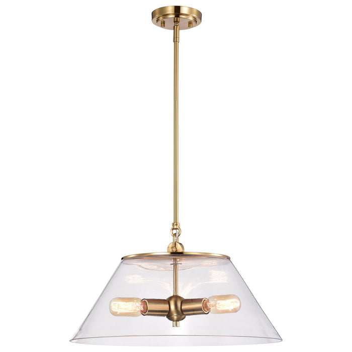 Myhouse Lighting Nuvo Lighting - 60-7416 - Three Light Pendant - Dover - Vintage Brass