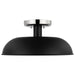 Myhouse Lighting Nuvo Lighting - 60-7492 - One Light Flush Mount - Colony - Matte Black / Polished Nickel