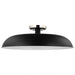 Myhouse Lighting Nuvo Lighting - 60-7498 - One Light Flush Mount - Colony - Matte Black / Polished Nickel