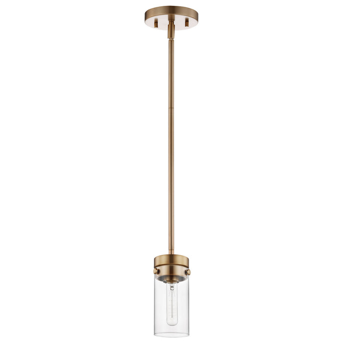 Myhouse Lighting Nuvo Lighting - 60-7529 - One Light Mini Pendant - Intersection - Burnished Brass
