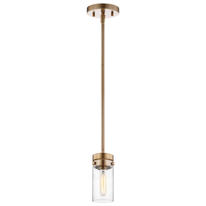 Myhouse Lighting Nuvo Lighting - 60-7529 - One Light Mini Pendant - Intersection - Burnished Brass
